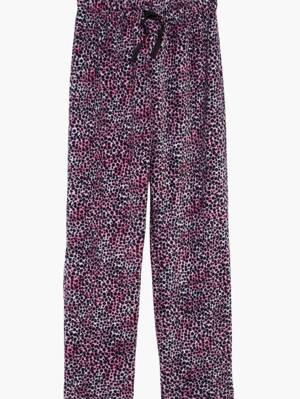 Tucker + Tate Purple and Black Leopard Fleece Pants